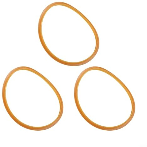 Gdfnmogo Junta de silicona para olla a presión, junta de repuesto transparente de grado alimenticio para ollas a presión de aleación de aluminio, tamaños de 18-32 cm, paquete de 2-5 (B 22 cm)
