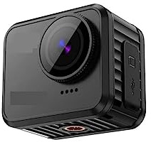 Mini caméra d'action WiFi avec télécommande écran étanche Sport caméscope Lecteur enregistreur Webcam sans Fil Capturez Facilement Moments Exceptionnels(Black,128G)
