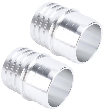 Alomejor 1 1 2 Pollici Accoppiatore Portagomma Adattatore di Giunzione in Lega di Alluminio Paio Connettore di Riparazione Intercooler per Radiatore Anodizzato per Uso Scambiatore di Calore del Tubo