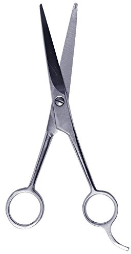 Vetrineinrete® Forbici da barbiere forbice per capelli da parrucchiere per tagliare sfoltire in acciaio con lama dentata per taglio sfoltimento 82721 (Forbice per tagliare) C36