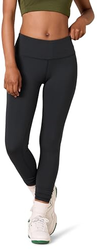 Amazon Essentials Leggings für Damen – Active Sculpt Leggings für Damen, mittlere Taille, volle Länge, Athleisure und Workout (erhältlich in Übergröße), Schwarz, Größe XXL