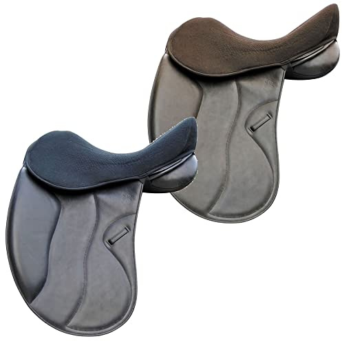 Acavallo Sattelsitzkissen Dressur Dri-Lex 20 mm, Größe:M, Farbe:braun