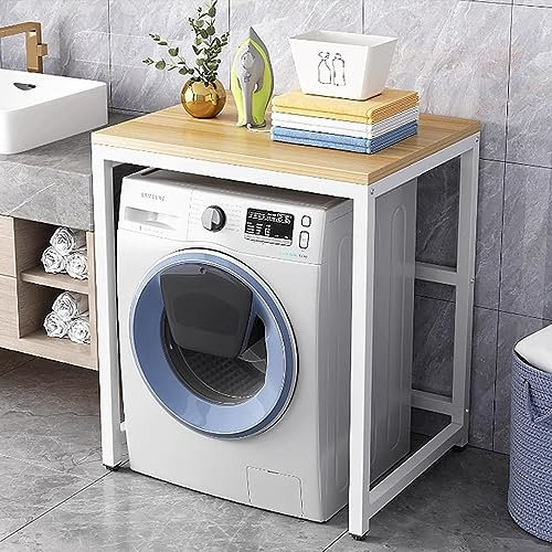 BDXZJ Waschmaschinenschrank Überbauschrank, Waschmaschinenregal, Lagerregal Über Der Waschmaschine, Waschmaschinenschrank, Badezimmer Regal, Waschmaschine Trockner Schrank A
