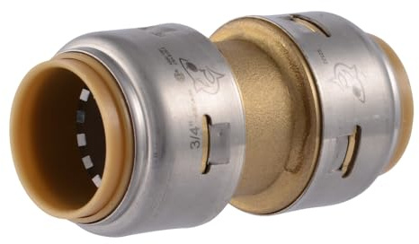 SharkBite UR016A Brass Push Coupling SBM, 3/4 in