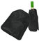 Fackelmann Funda Enfriadora para Botellas, Collar Enfriador para Botellas de Vino y Cava, Nylon Elástico con Ajuste Universal y Relleno de Gel Enfriador, Apta para Congelador, 22x16 cm, Negro, 1 ud.