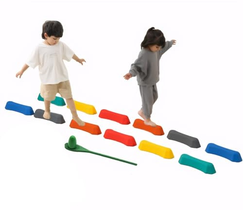 DELURA Pierres empilables pour équilibrer les enfants