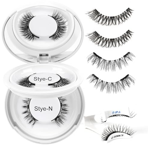 Higu clace Magnetische Wimpern,Magnet Wimpern Ohne Eyeliner,Magnetische Wimpern mit Applikator,Wimpern Magnetisch Natürlicher Look,Kein Kleber erforderlich Wimpern Magnetic(KIT-CN)