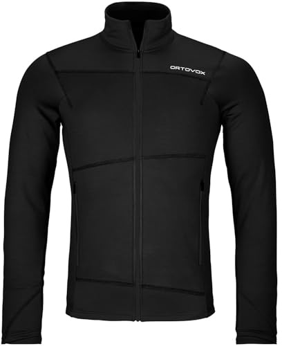 ORTOVOX FLEECE LIGHT JACKET - Leichte, vielseitige Fleece-Jacke für Alpintouren - schwarz - Herren - M