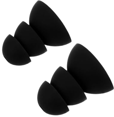 LOLIPPYY Noise Reduction Silicone 2Pcs Reusable Soft Ear Tips for Sleeping and Concerts Comfortable