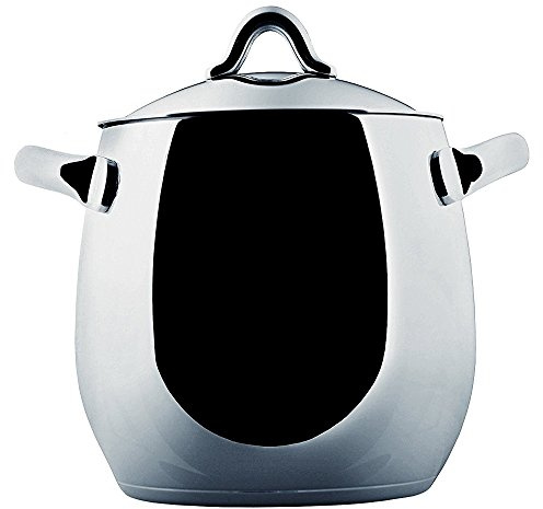 Alessi Mami pentola con coperchio in acciaio 18/10