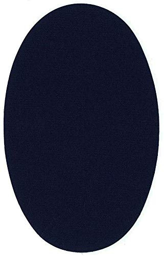 6 x Knieschoner zum Aufbügeln, Marineblau Ellbogenschützer zum Schutz Ihrer Kleidung und Reparatur von Hosen, Jacken, Pullover, Hemden. 16 x 10 cm