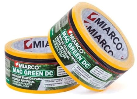 MIARCO 17742 - Cinta doble cara para fijación de césped artificial 50mm x 25m
