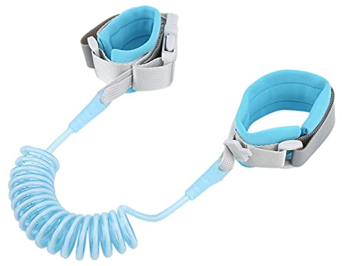 Muñequera de seguridad, algodón de punto + TPU + acero duradero 1,5 m, correa de muñeca cómoda para niños para calles abarrotadas
