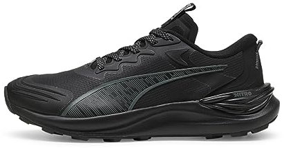 PUMA Electrify Nitro 3 TR, Road Running Shoe Uomo, Black-Mineral Gray, 41 EU