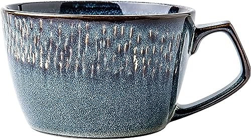 Ciotole for zuppe, contenitore for tazze da zuppa, ciotole for zuppe, 23 once, grande ciotola for cereali di farina d'avena con manico for zuppe, caffè, latte, tè (colore: tazza, dimensioni: 600 ml/20