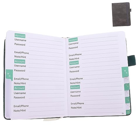 EXCEART Mini-adressbuch Kleines Kontaktbuch Adress-Organizer Taschen-adressbuch Für Namen Telefonnummern Adressen Notieren Bewahren