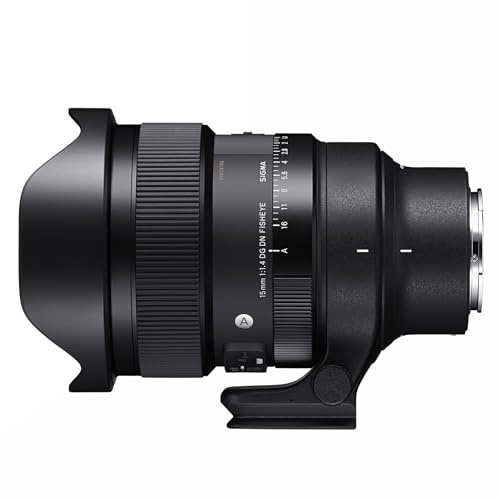 SIGMA Objectif 15mm f/1.4 DG DN Diagonal FishEye Art Compatible avec Sony FE Garantie 3 Ans