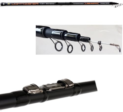 Canna Pesca Surfcasting Mare Fondo Telescopica Bombarda Gr. 60/120 (mt. 4,20)