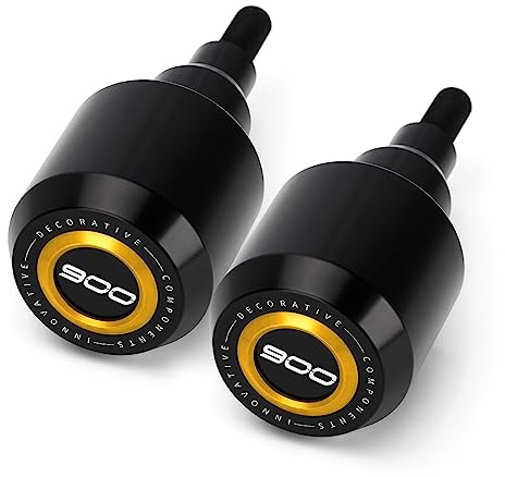 Modeer Motorrad Sturzpads rahmen Antikollisions-Fallschutz Slider Crash Kompatibel mit Ka-wasaki Z900 2024 | Z900RS 2024 z 900 rs z900 Zubehör (Gold)