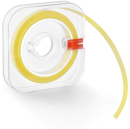 OFFCUP Tira de Pulido Dental, 1PCS 20μm 6m/ Rollo Dental Diente Abrasivos, Blanqueadores de Dientes Bandas Abrasibas Diente Papel De Lija Dental para Limpieza Dental y Teeth Whitening (Amarillo- fino)