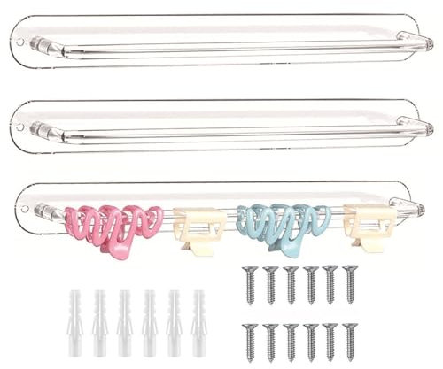 Mimoqk Haarklammern-Organizer, Wand-Organizer, Haarband-Aufbewahrung zum Aufhängen, Haarklammer-Organizer, Badezimmer, Haarreifen-Display, Schminktischklammer-Organizer