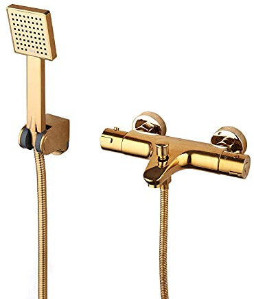 Grifo de bañera de cabeza de ducha grifo termostático de bañera
