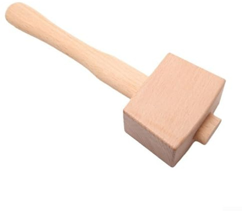 Marteau en hêtre massif pour le travail du bois, maillet équilibré de précision pour tarauder des pièces en bois et en plastique