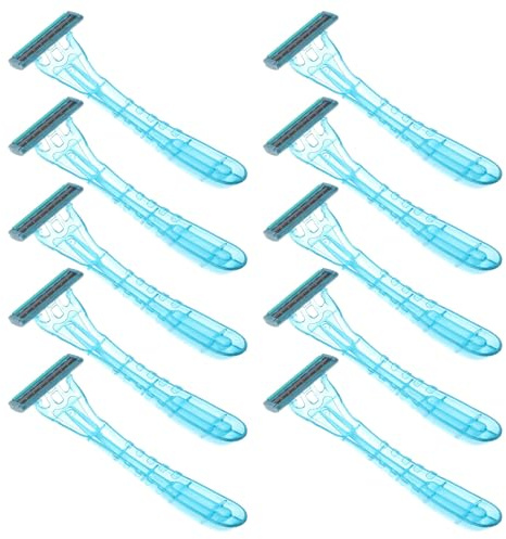 JOINPAYA Lot de 20 Rasoirs Jetables en Métal pour Homme et Femme Rasoirs Corporels et Tondeuses à Poils pour Jambes et Bras Usage Hôtelier et Voyage et Hygiéniques Compact et Léger