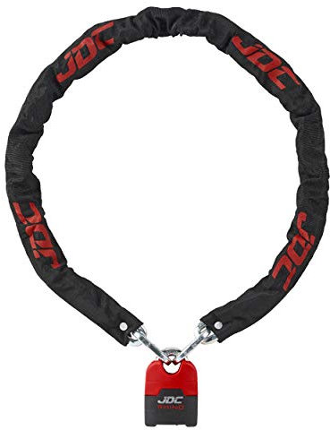 JDC Candado Con Cadena De Acero Muy Resistente Para Motos - Rhino - 1,5m