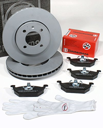 Autoparts-Online Set 60012320 Zimmermann Bremsscheiben Ø 256 mm PR-Nr. 1LA Coat Z/Bremsen + Bremsbeläge für vorne/die Vorderachse