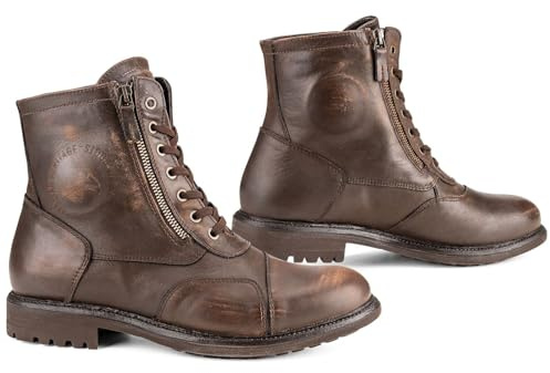 Falco Aviator Stivali da moto, marrone, 45