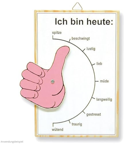 matches21 HOME & HOBBY Stimmungsbarometer DIY Holz Bastelset für Kinder ab 10 Jahren für Gute & schlechte Laune