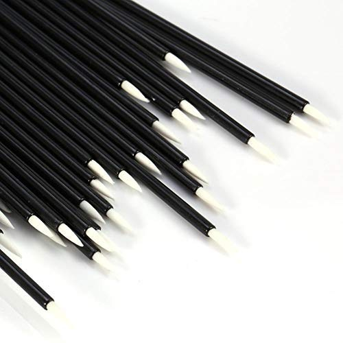 50 Stück Einweg-Eyeliner-Pinsel für Lidschatten, Augen, Make-up, Kosmetik, Pinsel-Set