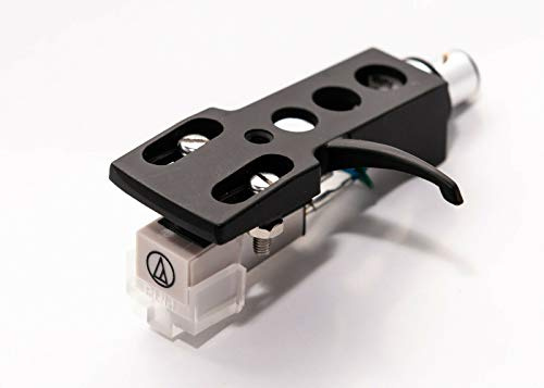 Black Headshell, AT-3600L Cartridge and Stylus, Needle for Technics SL D1, SL D1K, SL D2, SL D202, SL D205, SL D2K, SL D3, SL D303, SL D33, SL D3K, SL D5