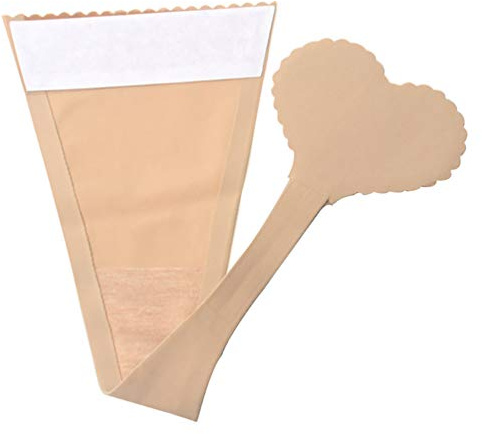 SOIMISS Damen C-String Thong Unsichtbare Höschen Unterwäsche Spitze Herzförmige Selbstklebende Trägerlose Tanga Unterwäsche für Frauen Mädchen Mutter