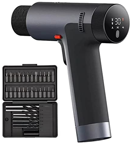 Xiaomi 12V Max Brushless Cordless Drill, 30nm Powerful Torque, 30-speed Precision Control, 3 Operating Modes, Smart Display, Gray