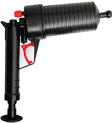 YUMILI Rohrreinigungspumpe, Toilettenluftpumpe Drain Blaster Hochdruck Leistungsstarker Plunger Pipe Clog Bagger Entferner, Schnellen und effektiven Rohrreinigung in Bad, Küche und WC