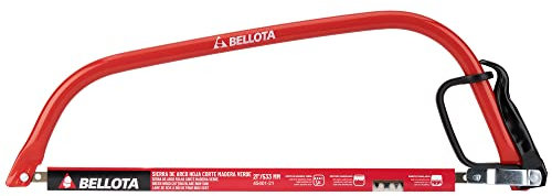 Bellota 4540121 - Sierra de arco dentado americano para corte de madera verde