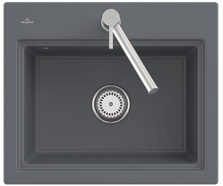 Villeroy & Boch Subway Style 60 S Graphite - 3366 01 i4 Keramikspüle Handbetätigung