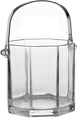 VONGAZ Sektkühler Eiseimer Eiskübel Glas-Eiskübel Verdickter Eiswürfel-Eimer Champagner-Bier-Eimer Für Bar Champagnerkühler Eiskühler Eiswürfelkühler (Color : A, Size : 1000ml)