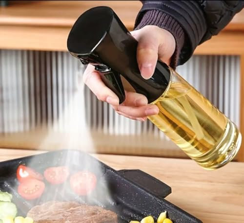 Spray pulvérisateur d'huile. Bouteille Vaporisateur d'huile. Spray d'huile de cuisine pour salade, barbecue, viande. 300ML. Cuisine Accesoires