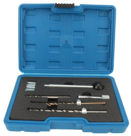 SUNGOOYUE 10-teiliges Injektor-Klemmbolzen-Gewinde-Reparatur-Set, Hochfeste Schrauben, Gewinde-Reparatur, CDI-Injektor-Bolzen-Reparatur-Set, Einspritzdüsen für CDi-Motoren