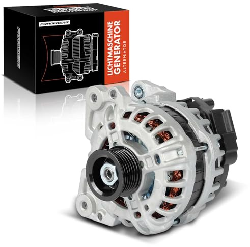 Frankberg Lichtmaschine Generator 110A 2-Polig Replace# 24119 | Kompatibel mit Polo AE1 AW1 BZ1 1.0L Benzin 2017-2021 Citigo NF1 1.0L Benzin 2011-2019 Mii KE1 KF1 1.0L Benzin 2011-2019