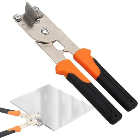 Pinza per piastrelle a mano – Pinza tagliapiastrelle per utensili manuali | Pinza per piastrelle in ceramica, pinza per formatura in vetro, taglio mosaico, strumento per piastrelle con impugnatura