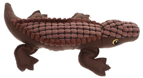 Happyyami Quietschendes Plüschspielzeug Für Hunde in Alligatorform Beißspielzeug Für Welpen Mit Quietschgeräuschen Geeignet Zum Kauen Für Wildes Spielen