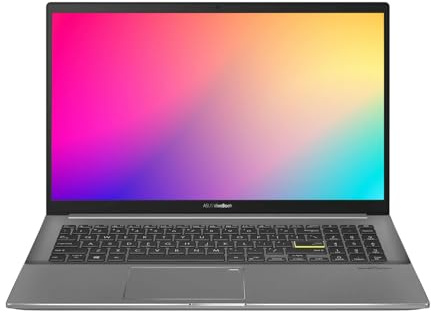 ASUS Vivobook - Computer portatile FHD IPS da 15,6, processore Intel i7-1165G7 fino a 4,7 GHz, RAM DDR4 da 8 GB, SSD da 256 GB, WiFi ultra veloce, lettore di impronte digitali, Windows 11, Dale Gray