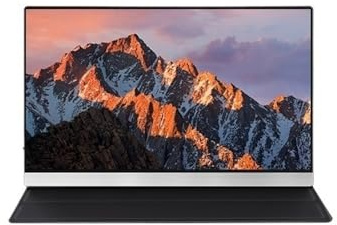 ZKALQECNF Moniteur Portable Moniteur Portable for Ordinateur Portable - Écran IPS 4K FHD 15,6 Pouces, USB-C, HDMI, Haut-parleurs, Moniteur Externe Écrans PC