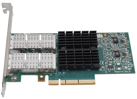 PUSOKEI 40 GB Ethernet -PCIe -Karte, Dual -Port 80Gbit / Sübertragungsrate mit PCI Express 3.0 X8 -Schnittstelle für Rechenzentren Cloud Computing High Performance Computing Cluster
