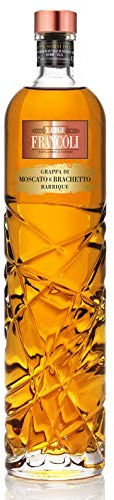 Luigi Francoli -GRAPPA SORSI DI BRACHETTO E MOSCATO RISERVA 41,5% vol. 70 cl
