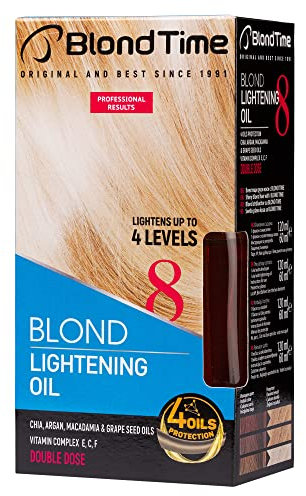 Olio schiarente per capelli, schiarisce fino a 4 livelli, Decolorante per capelli, 180 ml